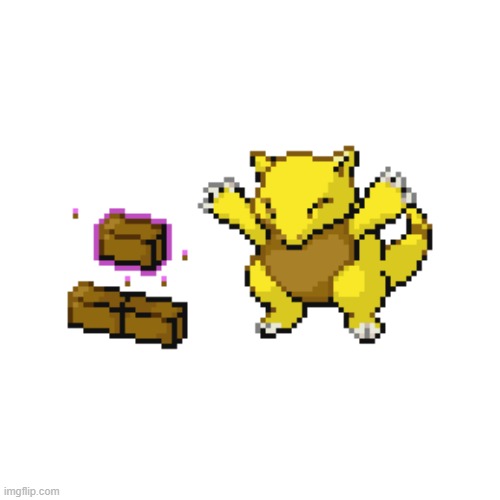 Abrashrew [Abra Sandshrew fusion] | made w/ Imgflip meme maker