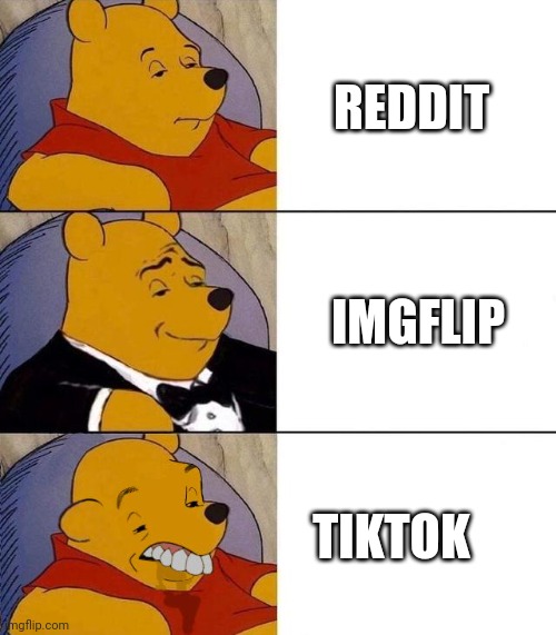 . | REDDIT; IMGFLIP; TIKTOK | image tagged in best better blurst,true | made w/ Imgflip meme maker