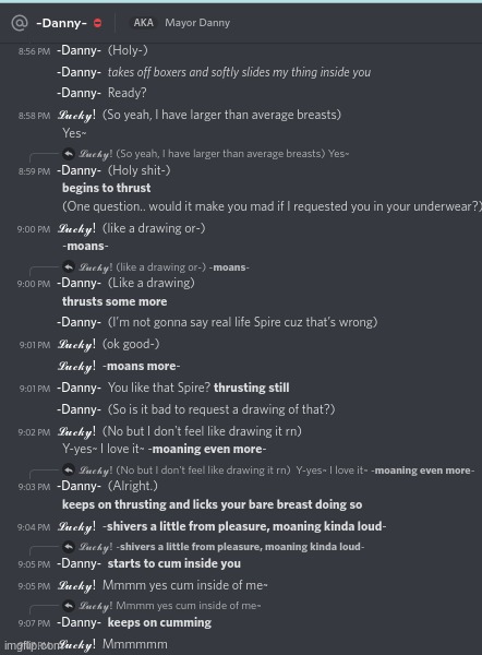 spire and danny having sex Blank Meme Template