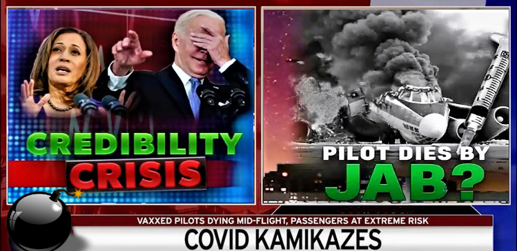 High Quality Biden credibility crisis, pilot dies by jab Blank Meme Template