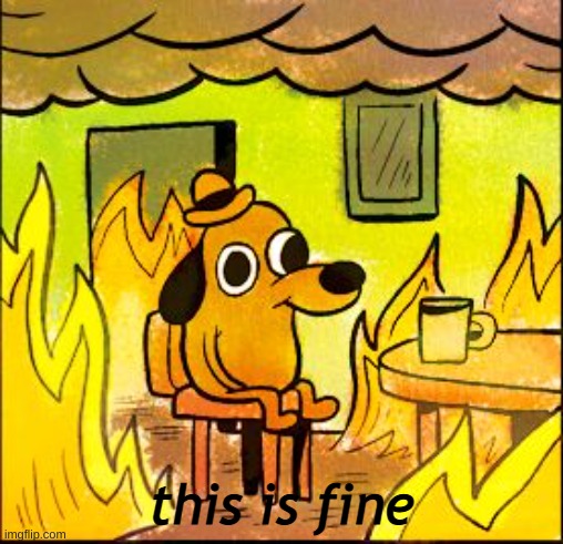 This is fine | this is fine | image tagged in this is fine | made w/ Imgflip meme maker