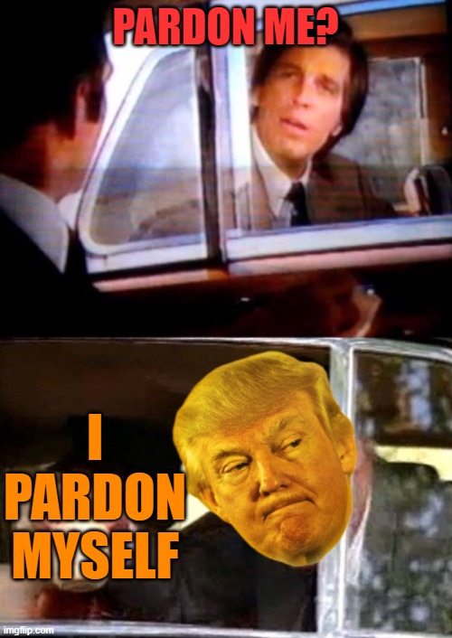 Pardon me, do you have any | PARDON ME? I PARDON MYSELF | image tagged in pardon me do you have any | made w/ Imgflip meme maker