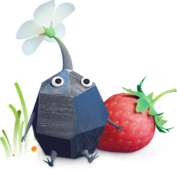 Rock Pikmin with Strawberry Blank Meme Template