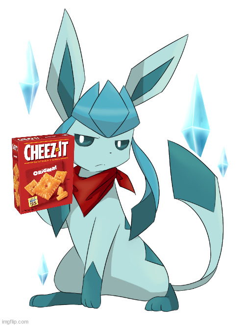 frost | image tagged in glaceon bandana | made w/ Imgflip meme maker