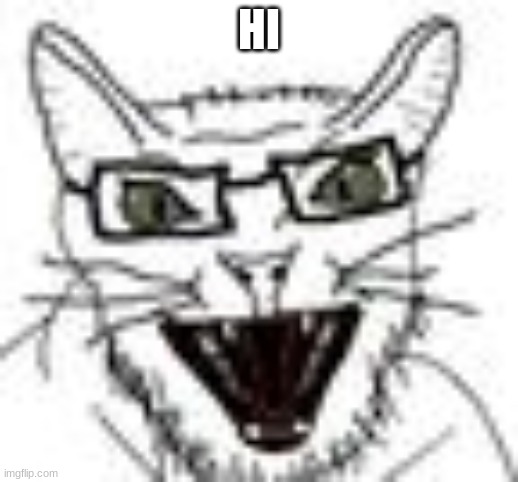 catjak | HI | image tagged in catjak | made w/ Imgflip meme maker