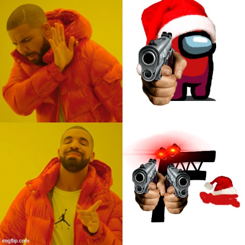 give Christmas the f bomb | image tagged in memes,drake hotline bling | made w/ Imgflip meme maker