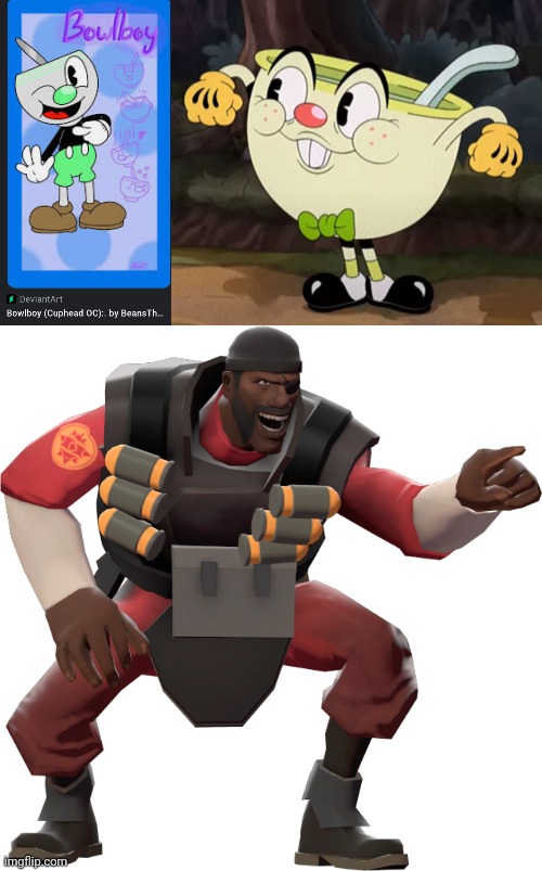 image tagged in demoman laughing | made w/ Imgflip meme maker