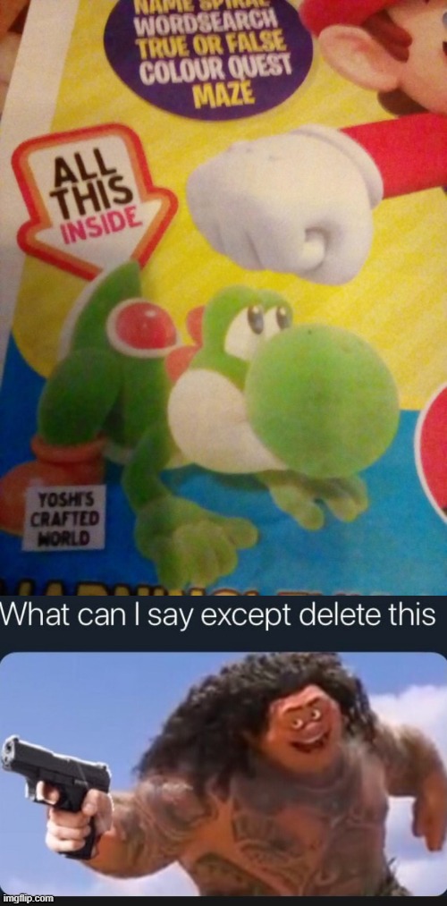 image tagged in what can i say except delete this,you had one job,mario | made w/ Imgflip meme maker