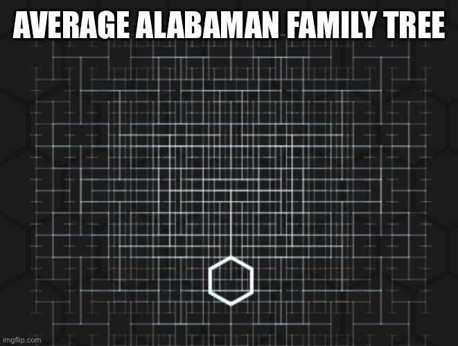 Image title | AVERAGE ALABAMAN FAMILY TREE | image tagged in image tags | made w/ Imgflip meme maker