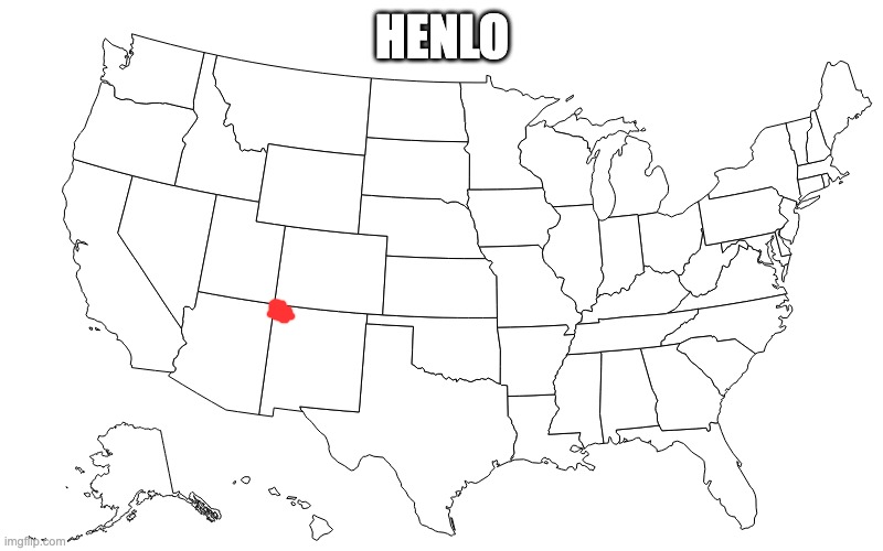 MAP OF USA | HENLO | image tagged in map of usa | made w/ Imgflip meme maker