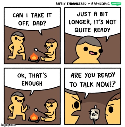 Any last words, Marshmallow? | image tagged in marshmallows,marshmallow,comics,comics/cartoons,fire,campfire | made w/ Imgflip meme maker