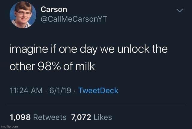 Unlock 98% milk | image tagged in unlock 98 milk | made w/ Imgflip meme maker