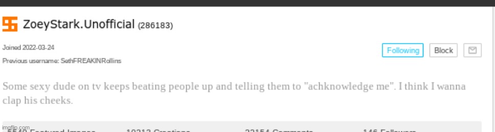 Inspect tool 5: ZoeyStark.Unoffical | made w/ Imgflip meme maker