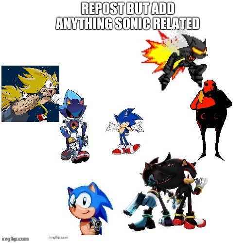 Thats Better.... | image tagged in goku,sonic the hedgehog | made w/ Imgflip meme maker