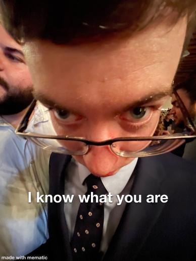 I know what you are Blank Meme Template