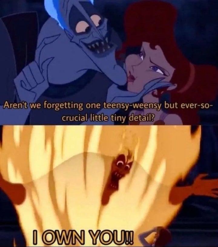 Hades I Own You Blank Meme Template