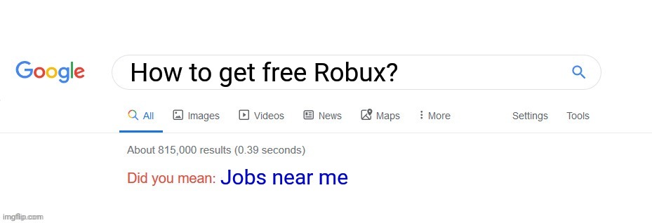 ROBLOX ROBUX ME! - Roblox