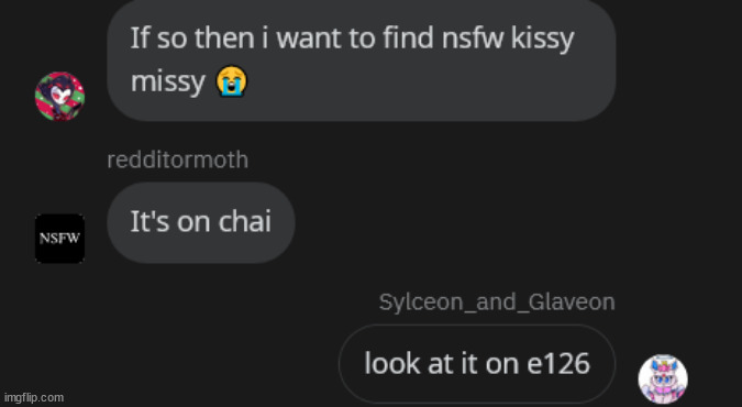 bro wants r34 of kissy missy | made w/ Imgflip meme maker