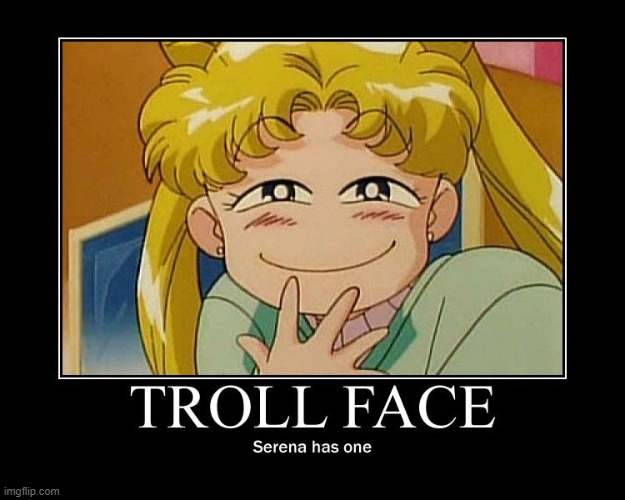 Usagi's troll face | made w/ Imgflip meme maker