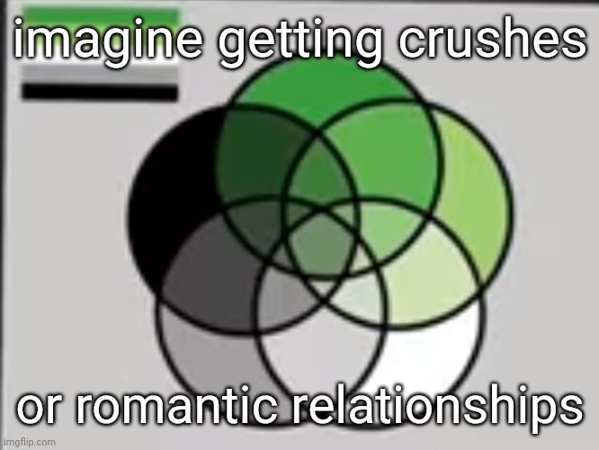 Guys this a joke i respect the ones that actually like people | imagine getting crushes; or romantic relationships | image tagged in aromantic,haha i live,yes i am cat,yes i am sun,yes i breath | made w/ Imgflip meme maker