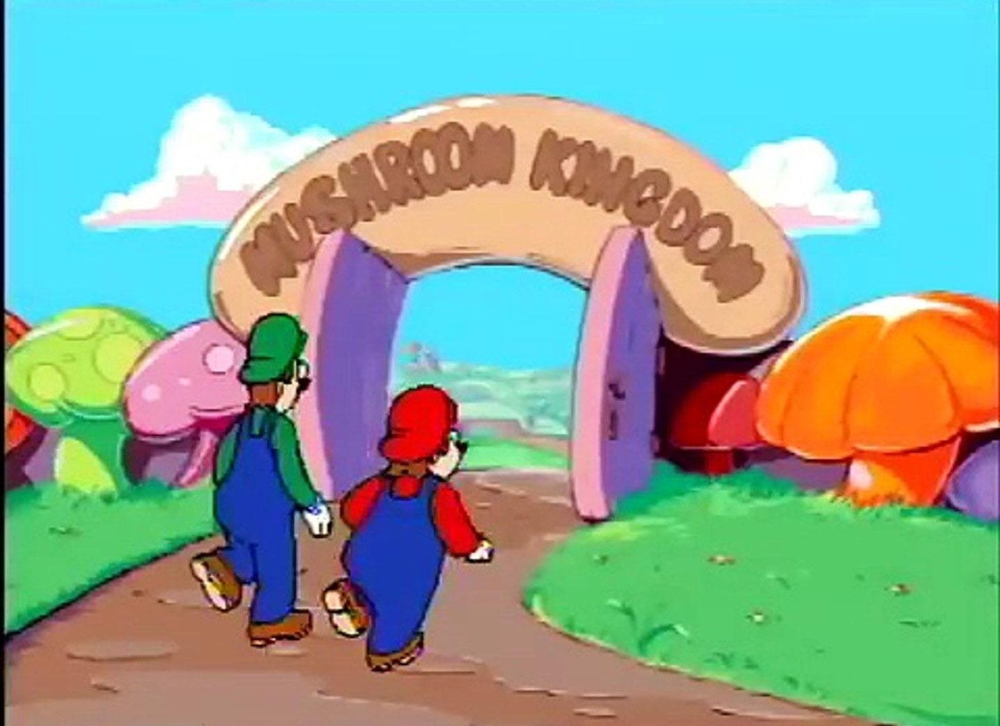 Nice of the princess to invite us over for a picnic, eh Luigi? Blank Meme Template