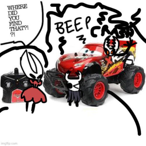 Drew something.. | image tagged in hollow knight rc car | made w/ Imgflip meme maker