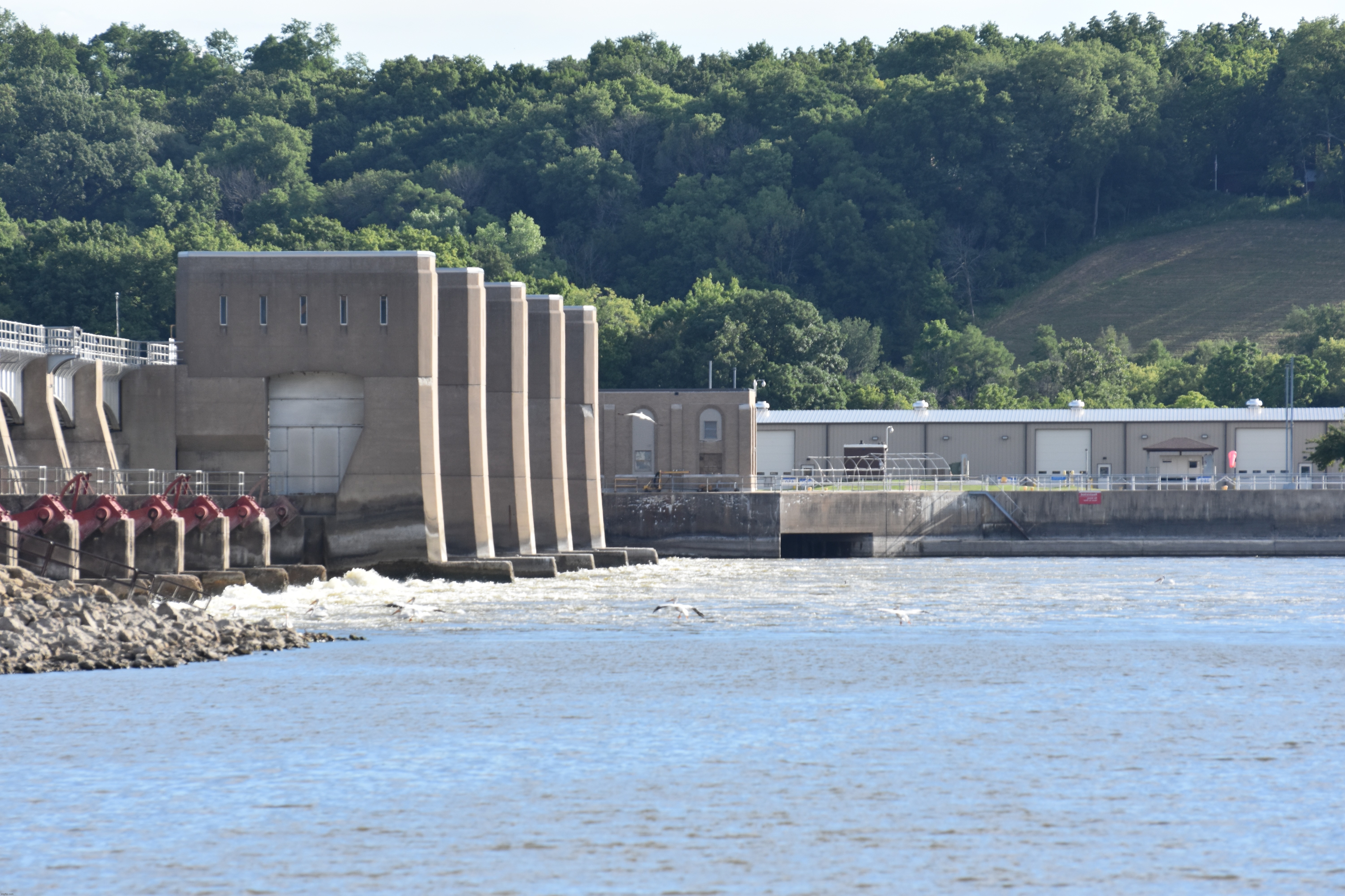 lock and dam 14 | image tagged in mississippi,kewlew | made w/ Imgflip meme maker