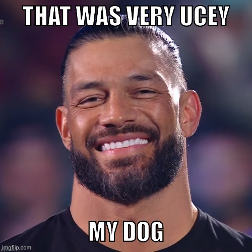 Roman Reigns "Very Usey" | image tagged in roman reigns very usey | made w/ Imgflip meme maker