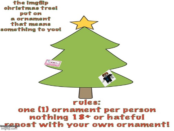 add your ornement | image tagged in christmas | made w/ Imgflip meme maker