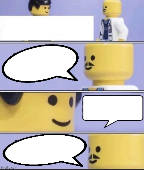High Quality Lego guys Blank Meme Template