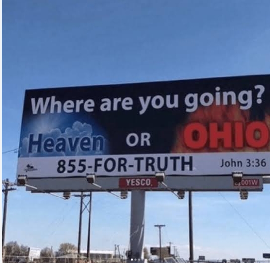 Heaven or OHIO? Blank Meme Template