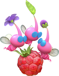 Winged Pikmin with Berries Blank Meme Template