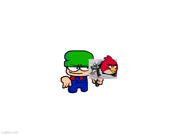 it's time to murder green swine | image tagged in memes,angry birds,dave and bambi | made w/ Imgflip meme maker