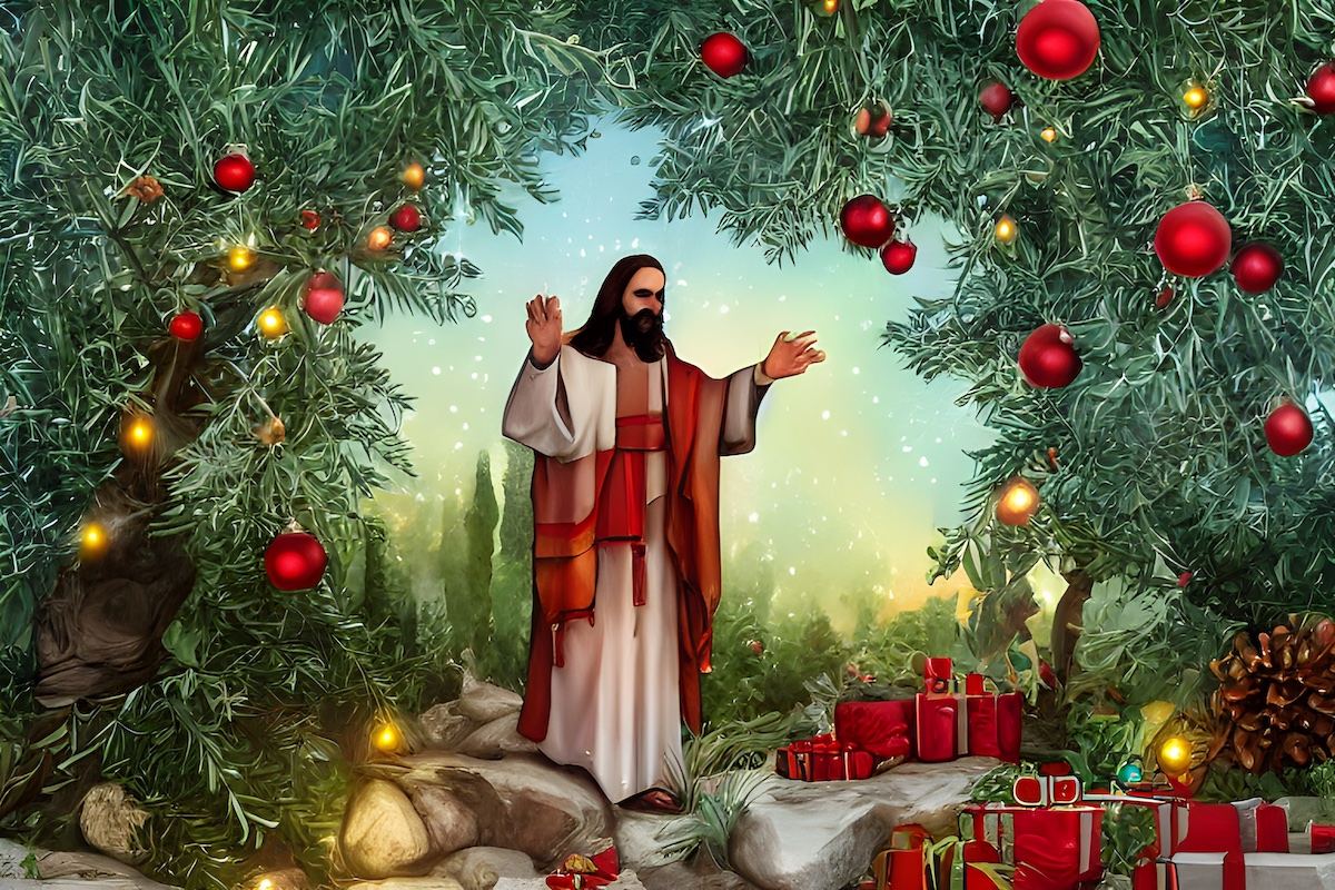 High Quality Jesus Christmas Blank Meme Template