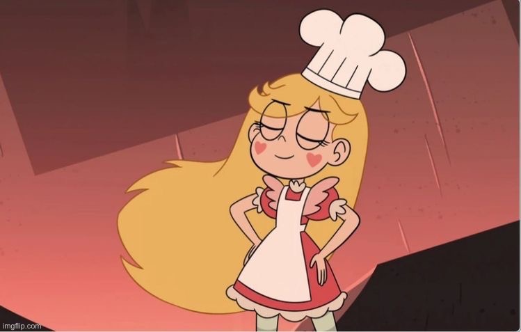 Chef Star | image tagged in star butterfly,svtfoe,star vs the forces of evil,memes,chef,shef | made w/ Imgflip meme maker