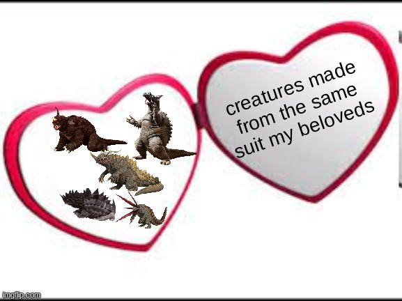 none are to scale | creatures made from the same suit my beloveds | made w/ Imgflip meme maker