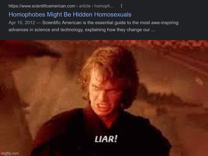 image tagged in anakin liar | made w/ Imgflip meme maker