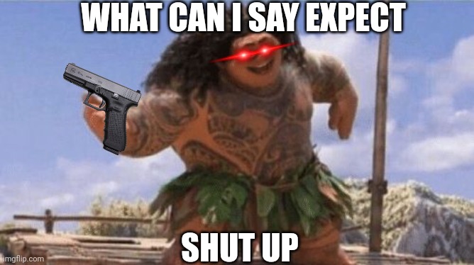 dont bully me | WHAT CAN I SAY EXPECT SHUT UP | image tagged in what can i say except x | made w/ Imgflip meme maker