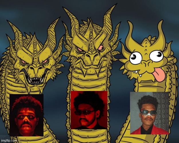 starboy | image tagged in three-headed dragon | made w/ Imgflip meme maker