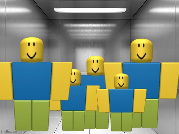 Bro, cant even take the elevator in Roblox... | image tagged in roblox,roblox noob | made w/ Imgflip meme maker