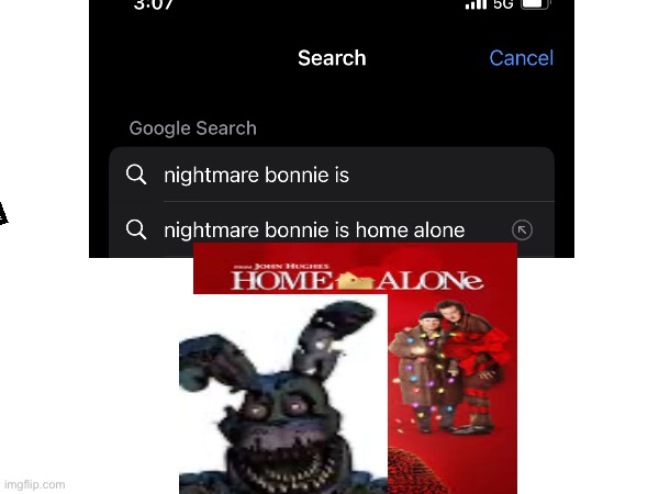 The movie we need | image tagged in home alone,fnaf | made w/ Imgflip meme maker