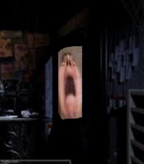 Chica Looking In Window FNAF | image tagged in chica looking in window fnaf | made w/ Imgflip meme maker