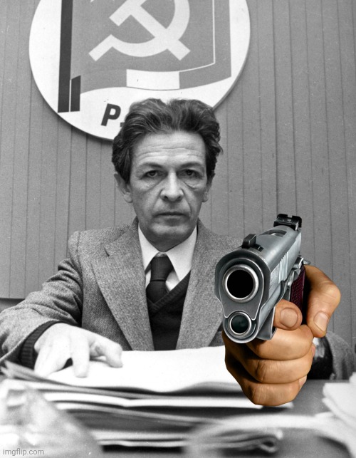 Angry Berlinguer | image tagged in communism,italians,italian,italy | made w/ Imgflip meme maker