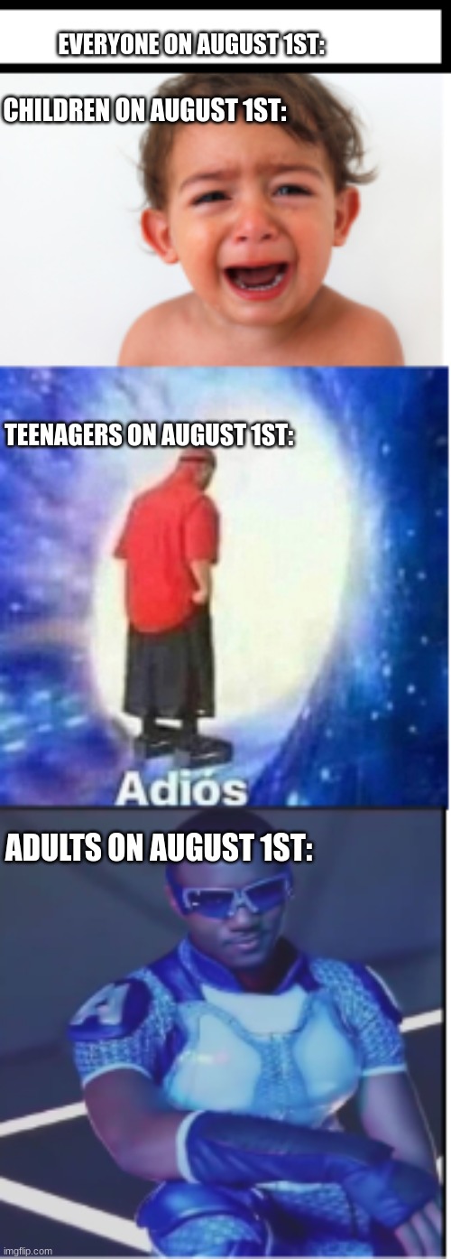 Everyone on august 1st national day imgflip