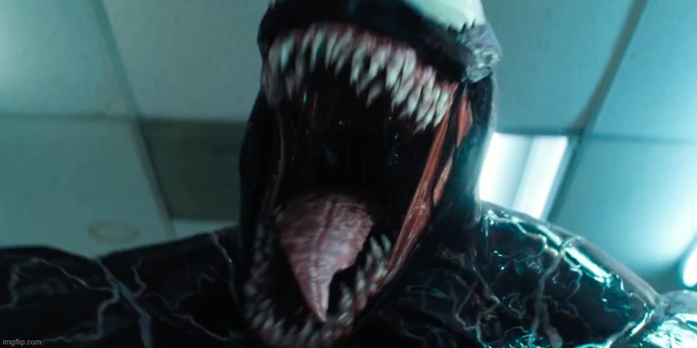 Venom eating | image tagged in venom eating | made w/ Imgflip meme maker