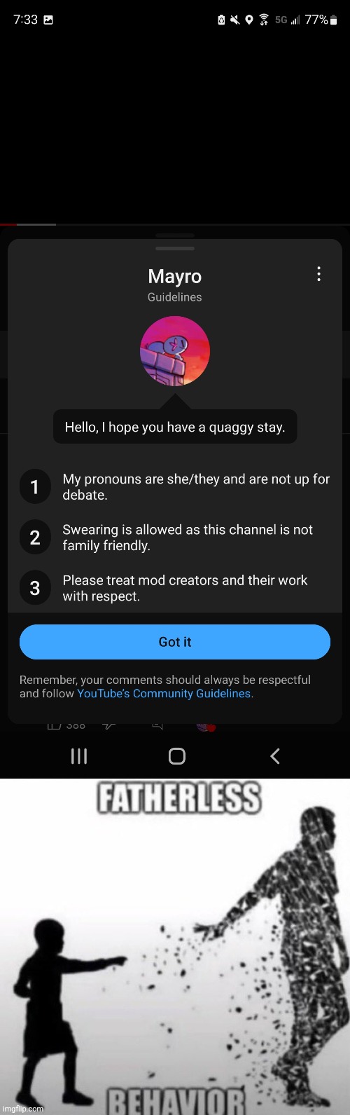 Average lgbtq member | image tagged in fatherless behavior | made w/ Imgflip meme maker