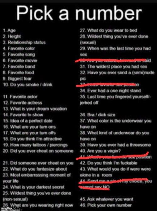 idk | image tagged in pick a number,bored | made w/ Imgflip meme maker