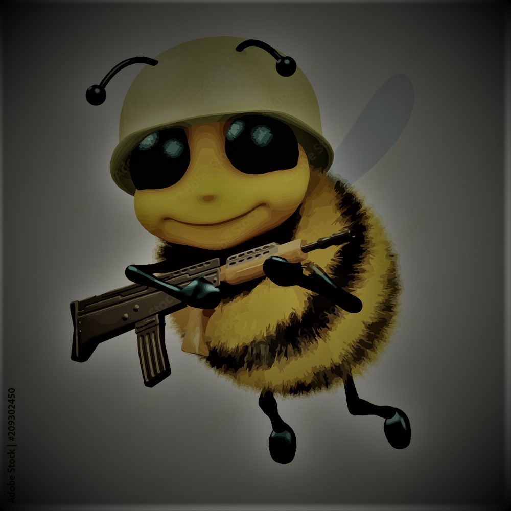 High Quality Bee Blank Meme Template