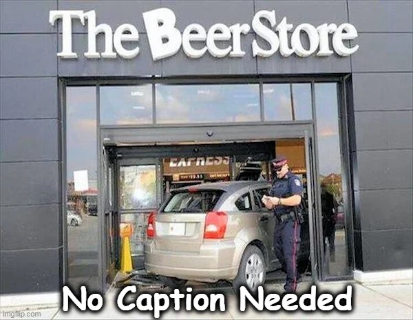 PSA -- Don't Drink & Drive! |  No Caption Needed | image tagged in fun,funny,drink,drive,beer,psa | made w/ Imgflip meme maker