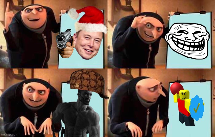 Gru's Plan HD Template, Gru's Plan